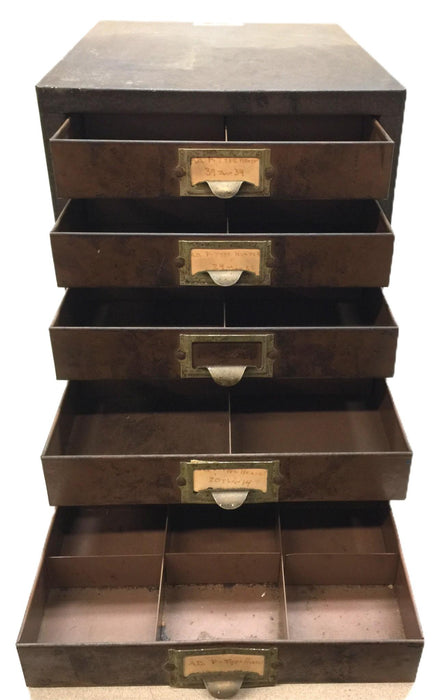 Kennedy Kits 13-1/4" x 10-1/2" x 11" 5-Drawer Machinist Tool Chest 5-D USED