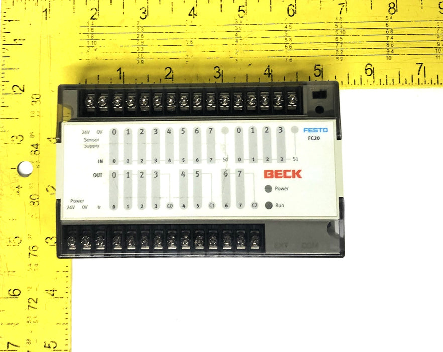 Festo Beck 24V 10W H00-S1.24 Series T9 Controller FEC-FC20-FST 177428 USED