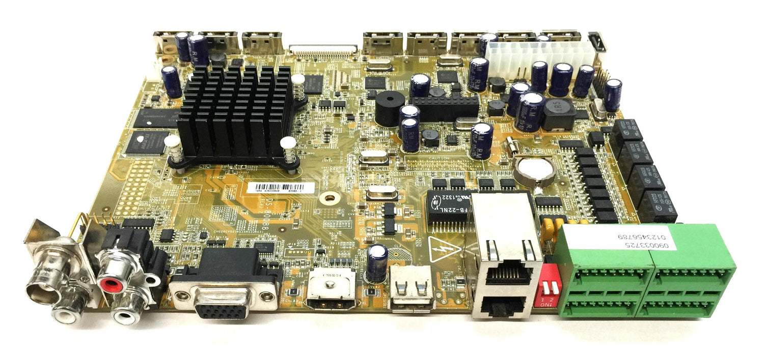 Interlogix truVision NVR 50 Control Board DS-80088 REV1.2 USED