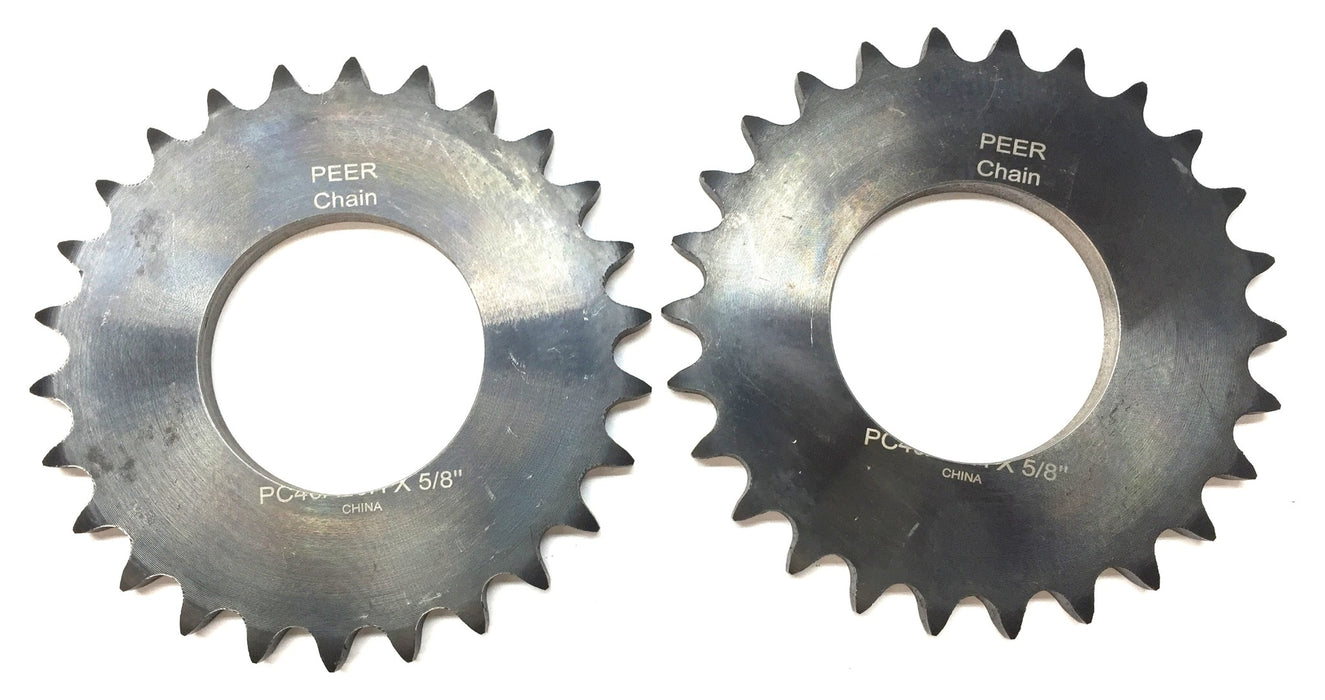 Peer Roller Chain Sprocket PC40A26 x 5/8" [Lot of 2] NOS