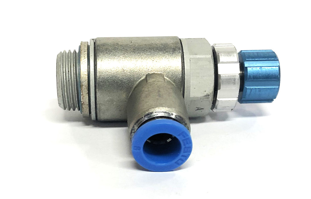 Festo Series U308 RM24-57 Control Valve GRLA-3/8-QS-8-RS-D NOS