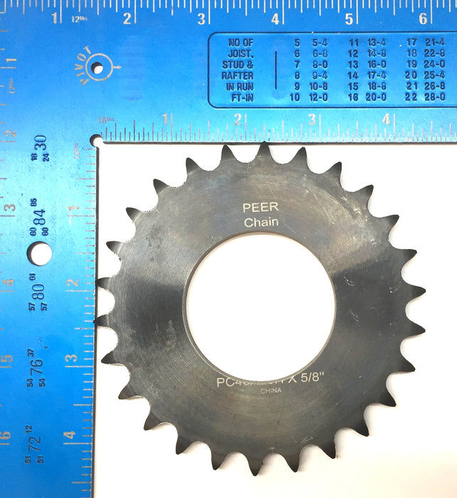 Peer Roller Chain Sprocket PC40A26 x 5/8" [Lot of 2] NOS