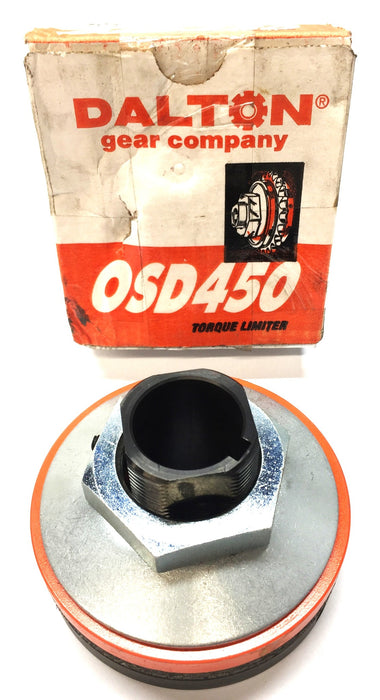 Dalton Gear Torque Limiter w/Keyway and Stainless Steel 1-3/8" Bore OSD450 NOS