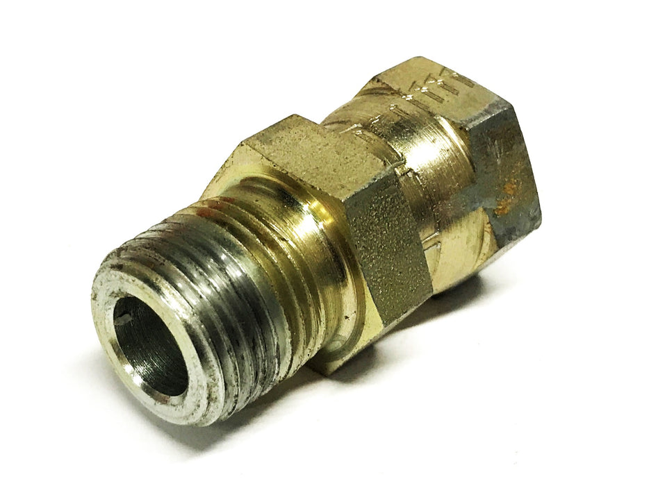 Aeroquip Zinc-plated Steel 1/2 inch Swivel Nut Hose Adapter [Lot of 5] NOS