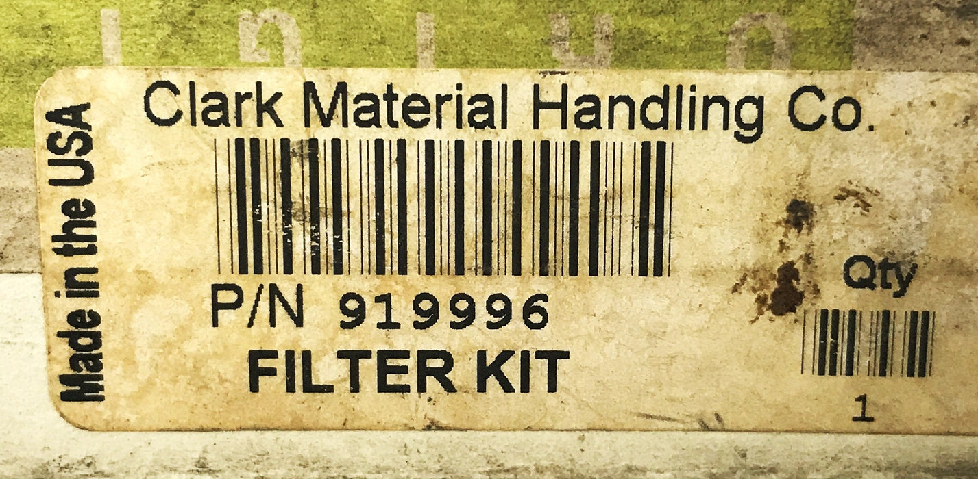 Clark Hydraulic Filter Kit 919996 NOS
