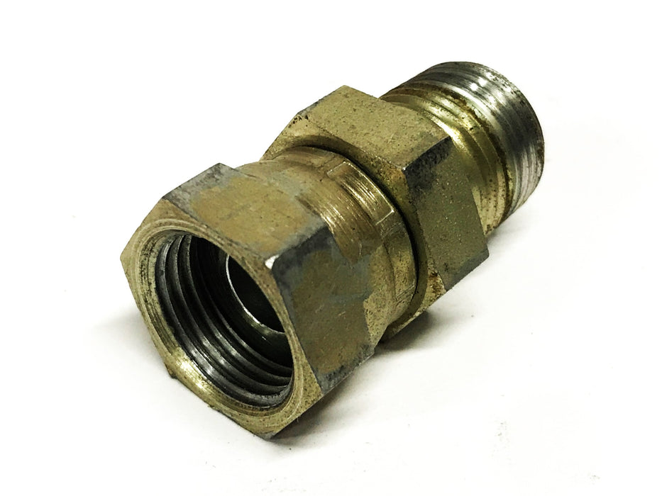 Aeroquip Zinc-plated Steel 1/2 inch Swivel Nut Hose Adapter [Lot of 5] NOS