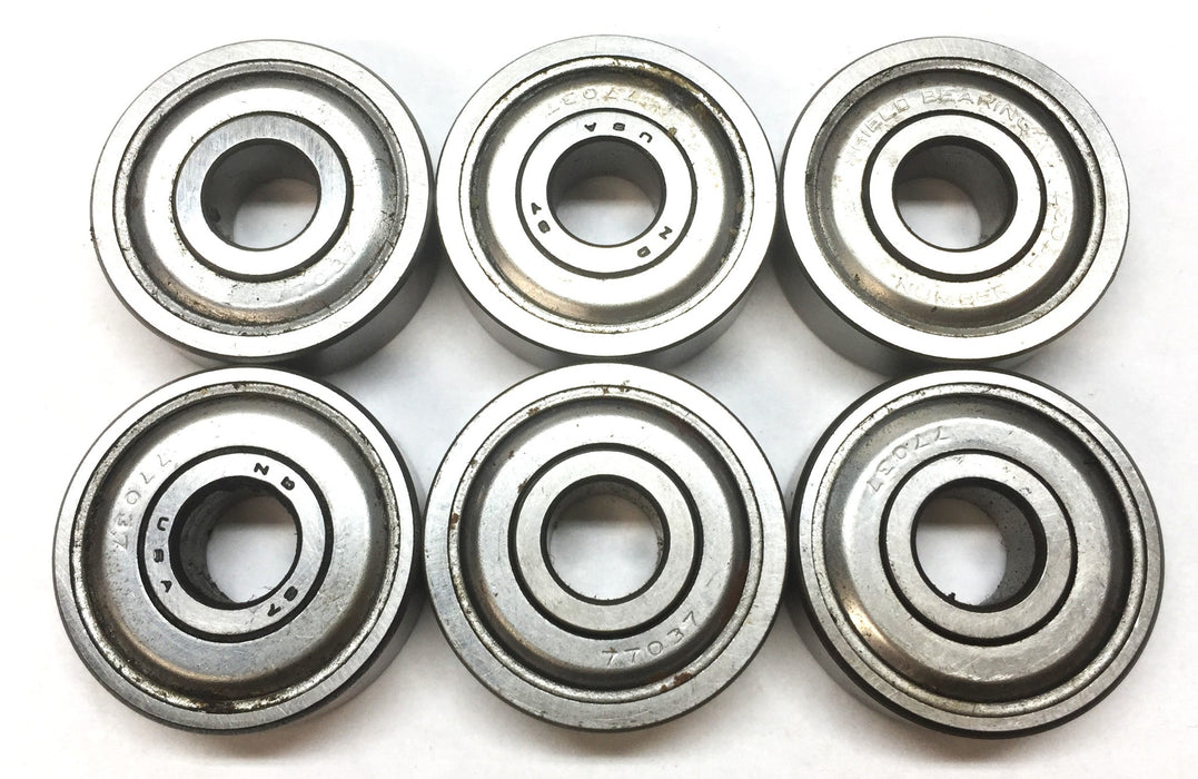 ND Single Row Ball Bearing 77037 [Lot of 6] NOS
