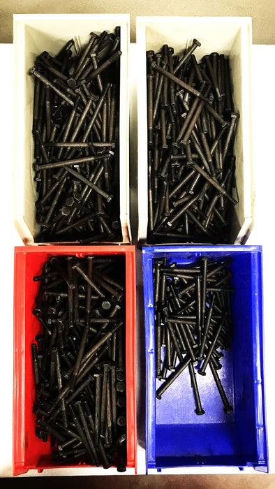 Unbranded 1/4-20 x 3-1/2 inch Hex Head Screws [Lot of 640] NOS