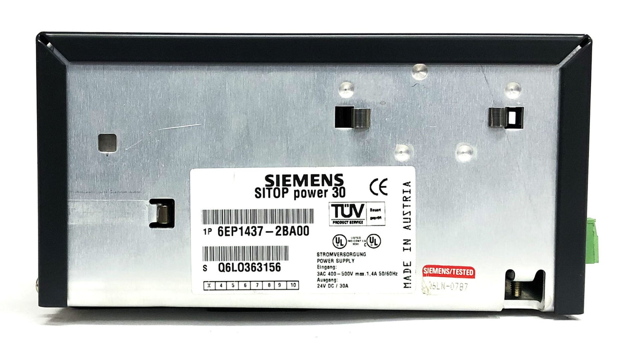 Siemens SITOP Power 30 Power Supply 6EP1437-2BA00 NOS
