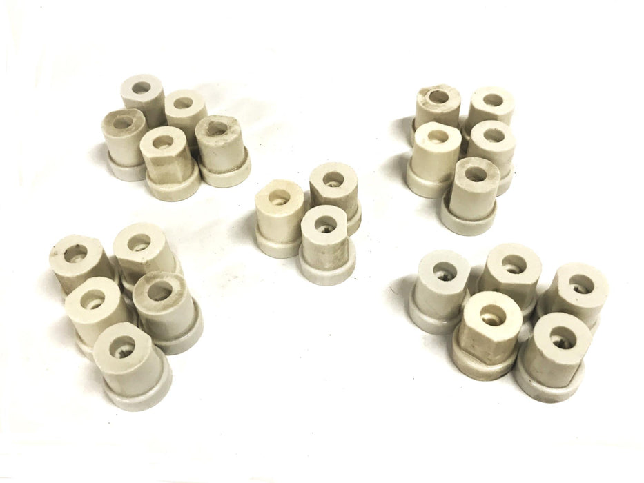 Flynn Small Ceramic Insulator 84-116-01 [Lot of 23] NOS