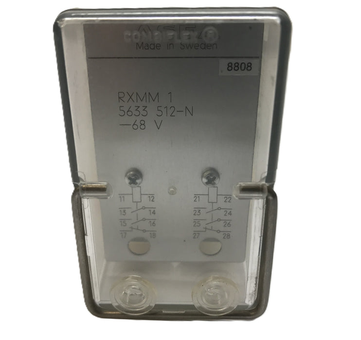 Asea Auxiliary Relay RXMM1 (5633 512-N) USED