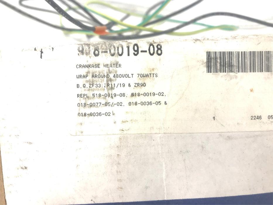 Copeland Crankcase Heater 918-0019-08 USED