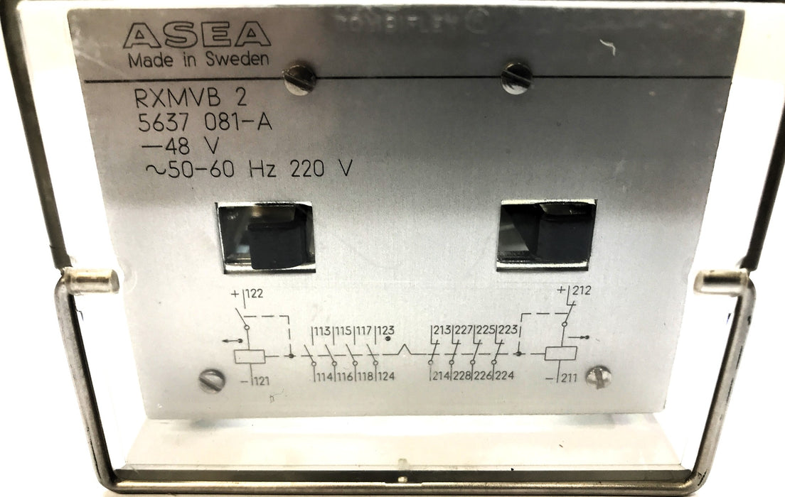 Asea Combiflex Auxiliary Relay RXMVB2 (5637 081-A) USED