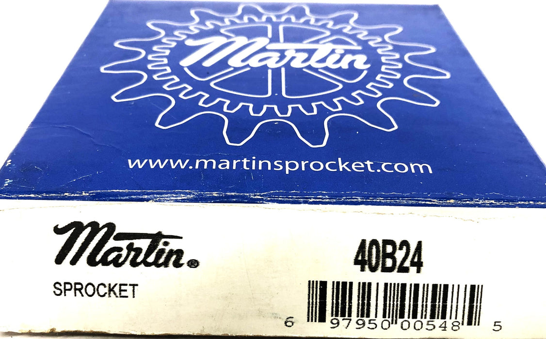 Martin 24 Tooth 0.63X3.25 Inch Sprocket 40B24 [Lot of 2] NOS