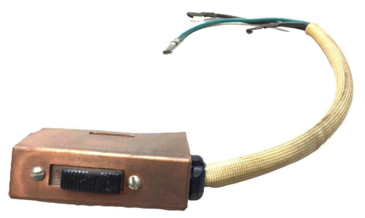 Unbranded 3-Wire Copper Inline Cord Switch USED