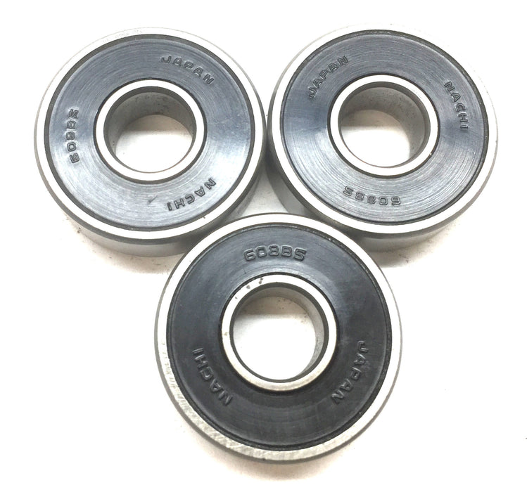Nachi Deep Groove Ball Bearing (No Box) 608BS [Lot of 3] NOS
