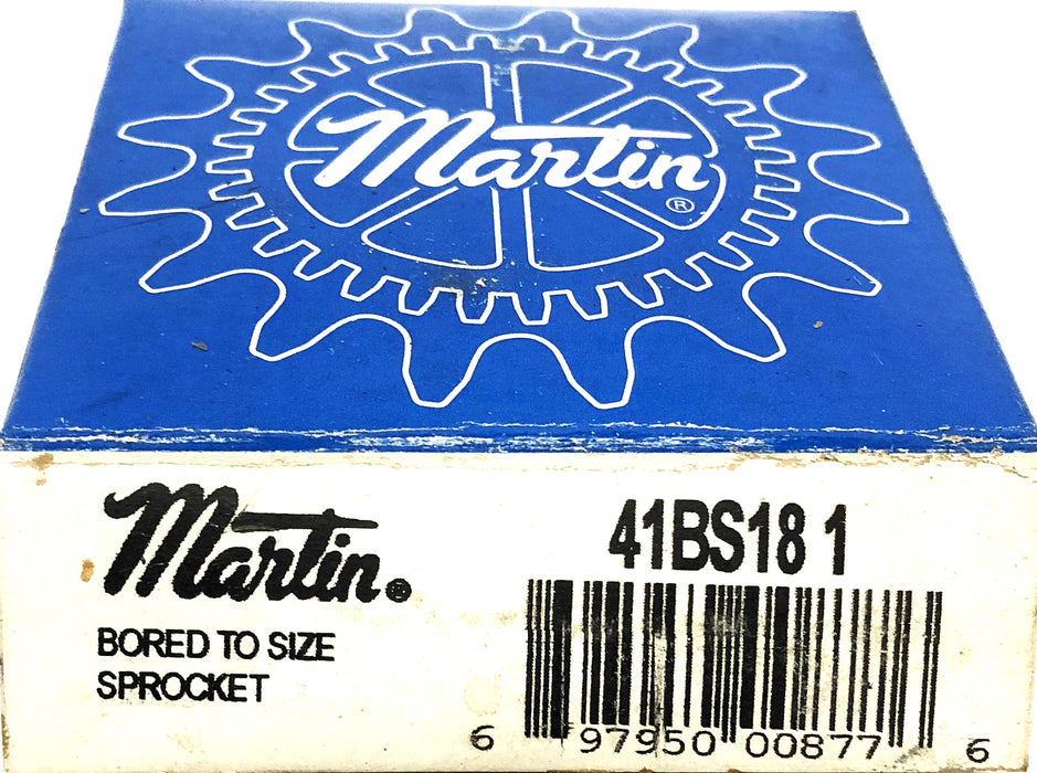Martin 18 Tooth 1X2.30 Inch Bored To Size Sprocket 41BS18 1 [Lot of 3] NOS