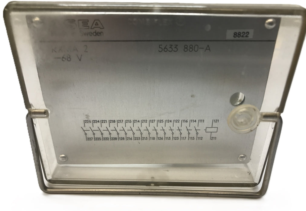 Asea Combiflex Auxiliary Relay RXMA2 (5633 880-A) USED