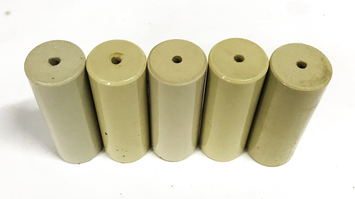 Flynn 3.50 inch x 1.30 inch Ceramic Insulator [Lot of 5] NOS