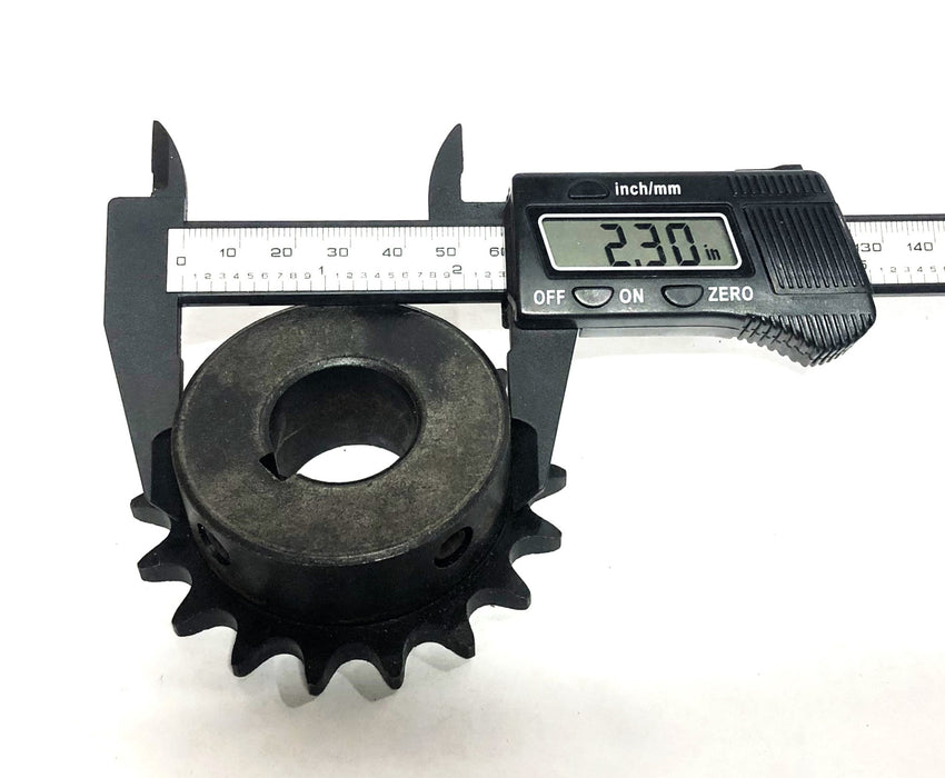 Martin 18 Tooth 1X2.30 Inch Bored To Size Sprocket 41BS18 1 [Lot of 3] NOS
