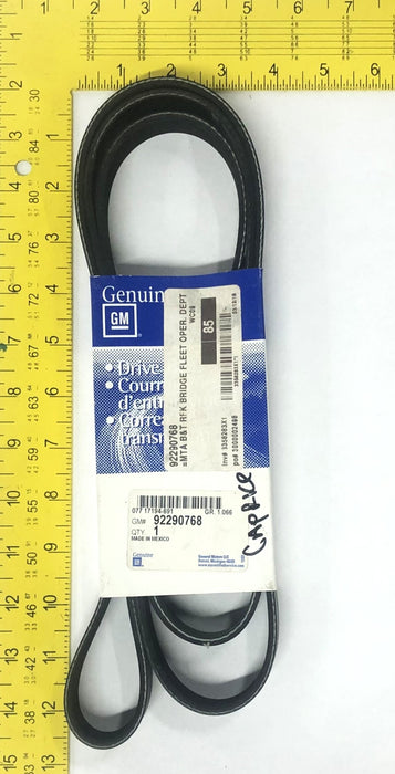 GM OEM Serpentine Belt 92290768 NOS