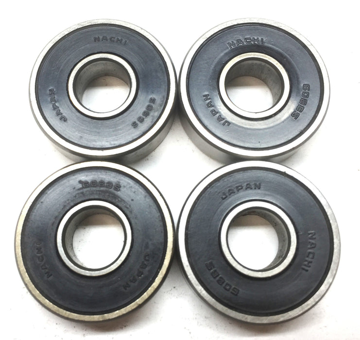 Nachi Deep Groove Ball Bearing (No Box) 608BS [Lot of 4] NOS