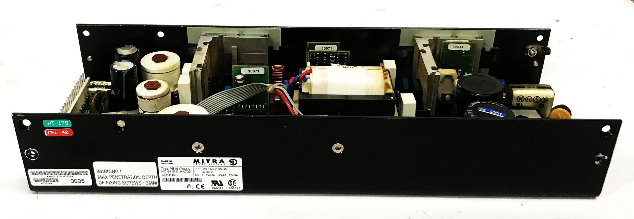 Mitra Phase I Processor Power Supply PE1947/03U NOS