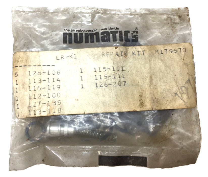 Numatics LR-K1 Repair Kit M179670 NOS