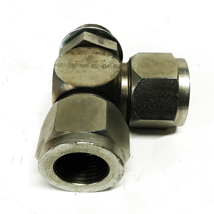 Lenz 1 inch Male x 3/4 inch Female x 3/4 inch Female Tube Fitting Tee NOS