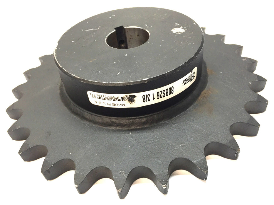 Martin Roller Chain Sprocket 80BS26 1-3/8 with 1.34" Bore and Keyway NOS