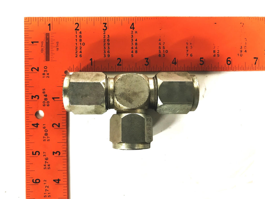 Lenz 3/4 inch Female x 1/2 inch Female x 1/2 inch Female Union Tee NOS