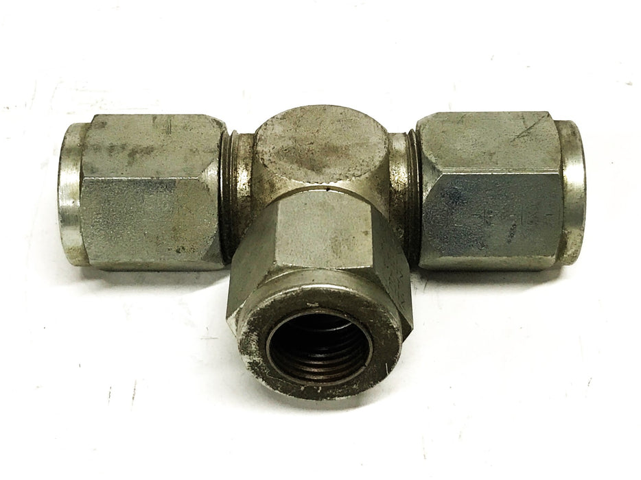 Lenz 3/4 inch Female x 1/2 inch Female x 1/2 inch Female Union Tee NOS
