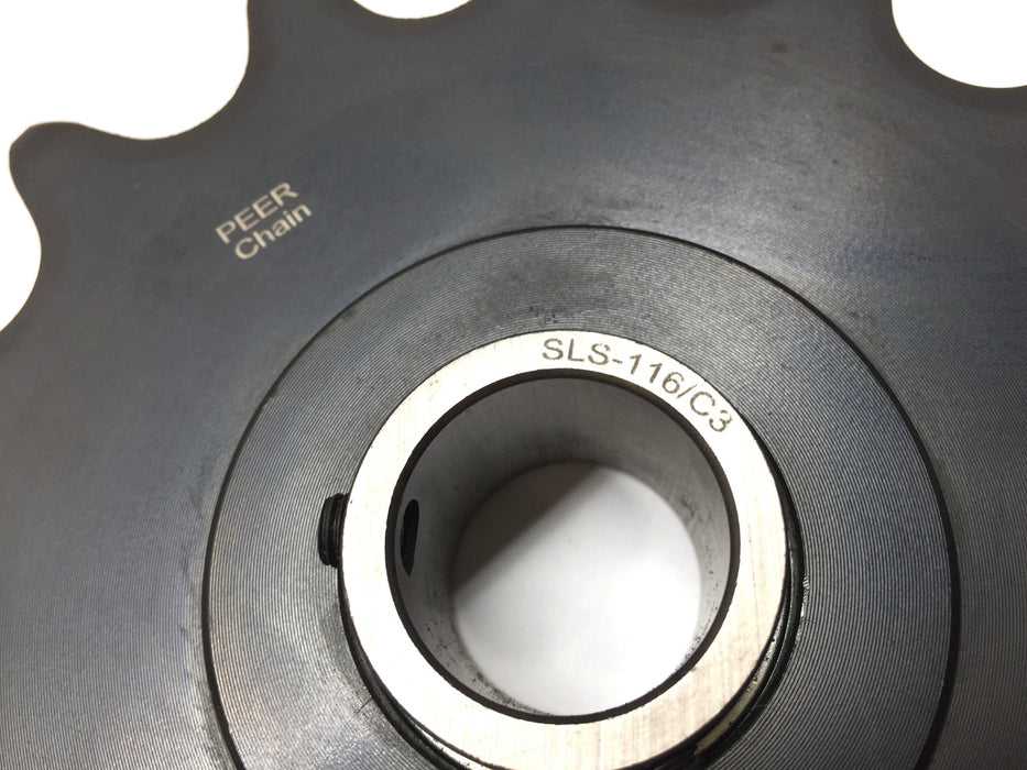 Peer Roller Sprocket w/Set Screw Bearing Assembly 2052BB14H (SLS-116/C3) NOS
