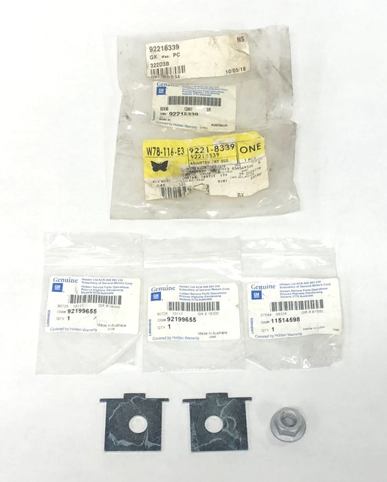 GM Front Suspension Adjuster Kit Incomplete/Missing Bolt 92218339 NOS