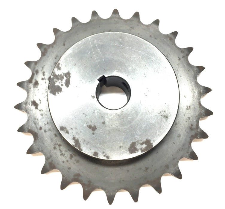Unbranded Roller Sprocket 1" Bore w/Set Screw and Keyway 60B26X1H NOS