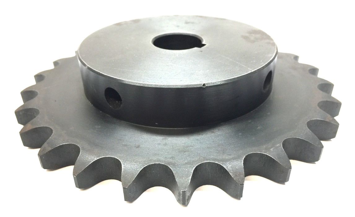 Unbranded Roller Sprocket 1" Bore w/Set Screw and Keyway 60B26X1H NOS