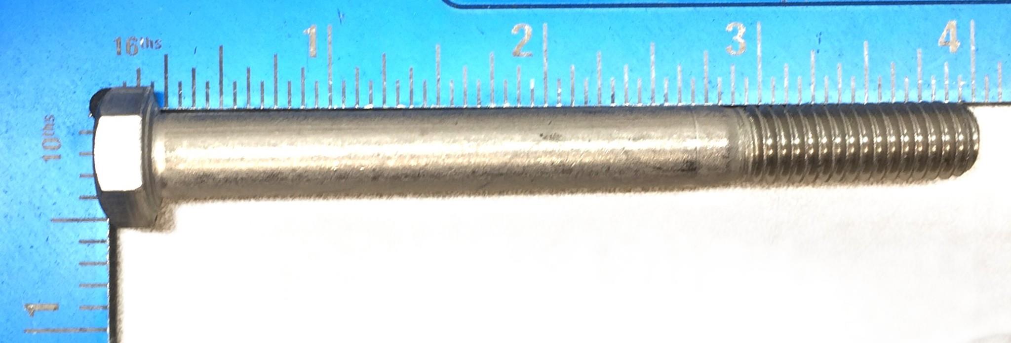 THE 3/8-16 x 4" Hex Head Bolt Cap Screw Partial Thread F593C [Lot of 5] NOS