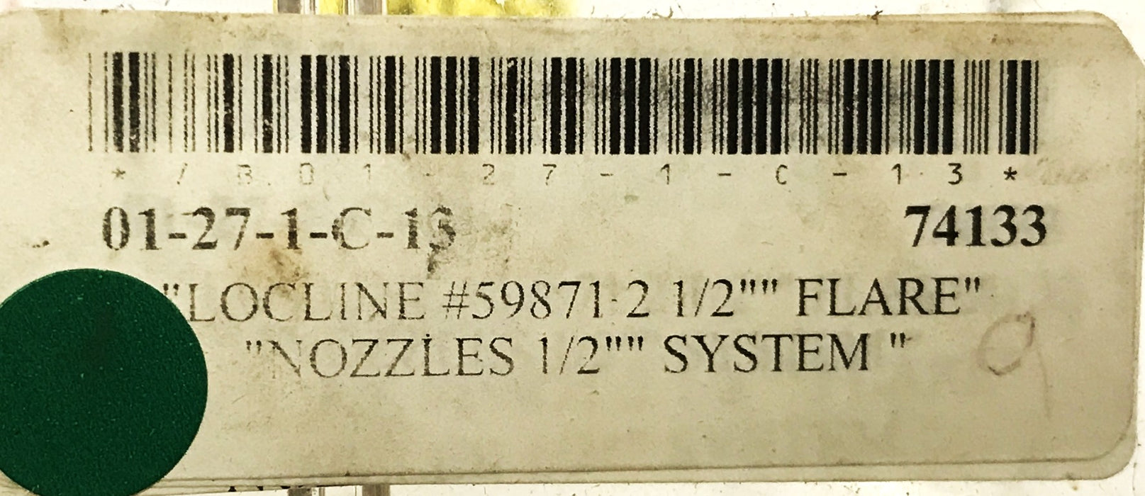 LOC-LINE 2-1.2 inch Flare Nozzle Connector 59871 [Lot of 5] NOS