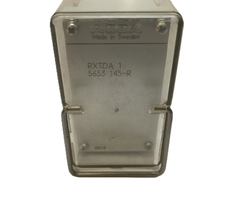 Asea Combiflex Auxiliary Relay (Small Crack in Plastic) RXTDA1 (5653 145-R) USED