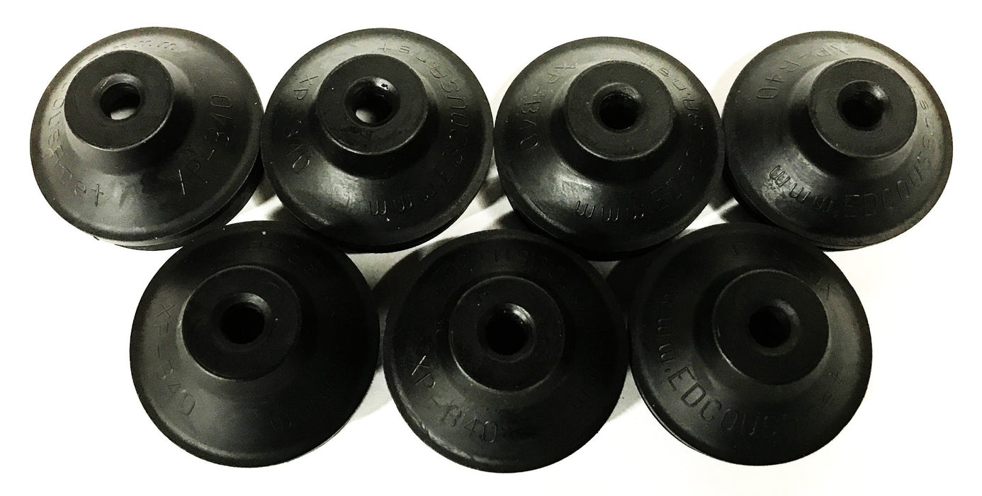 DCO Black Nitril Bellows Suction Cup XP-B40 [Lot of 7] NOS