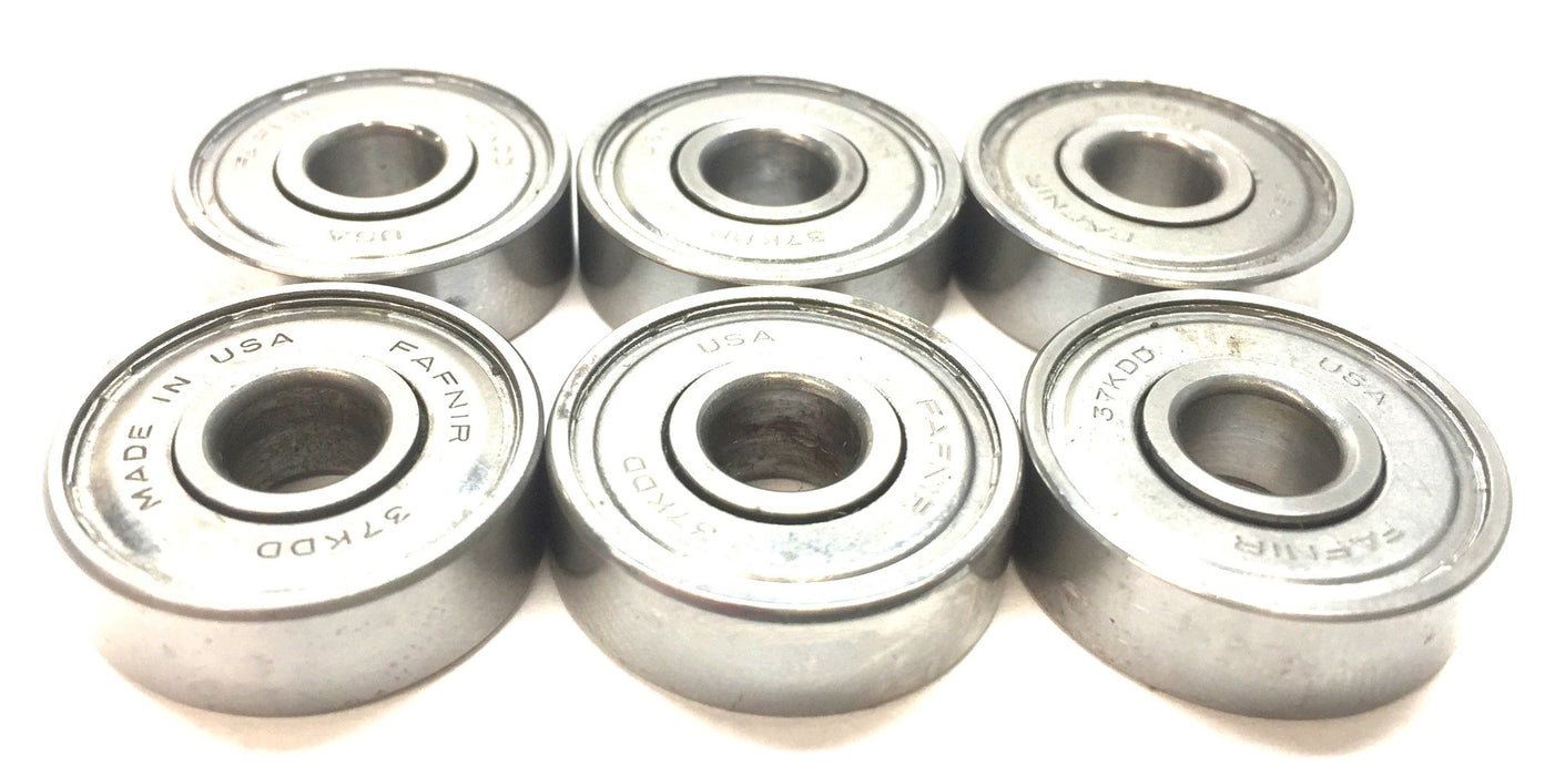 FAFNIR Sealed Roller Ball Bearing 37KDD [Lot of 6] NOS