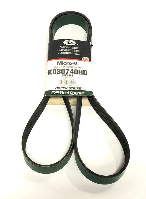 Gates Fleetrunner Green Stripe Micro-V Drive Belt K080740HD (8PK1882) NOS