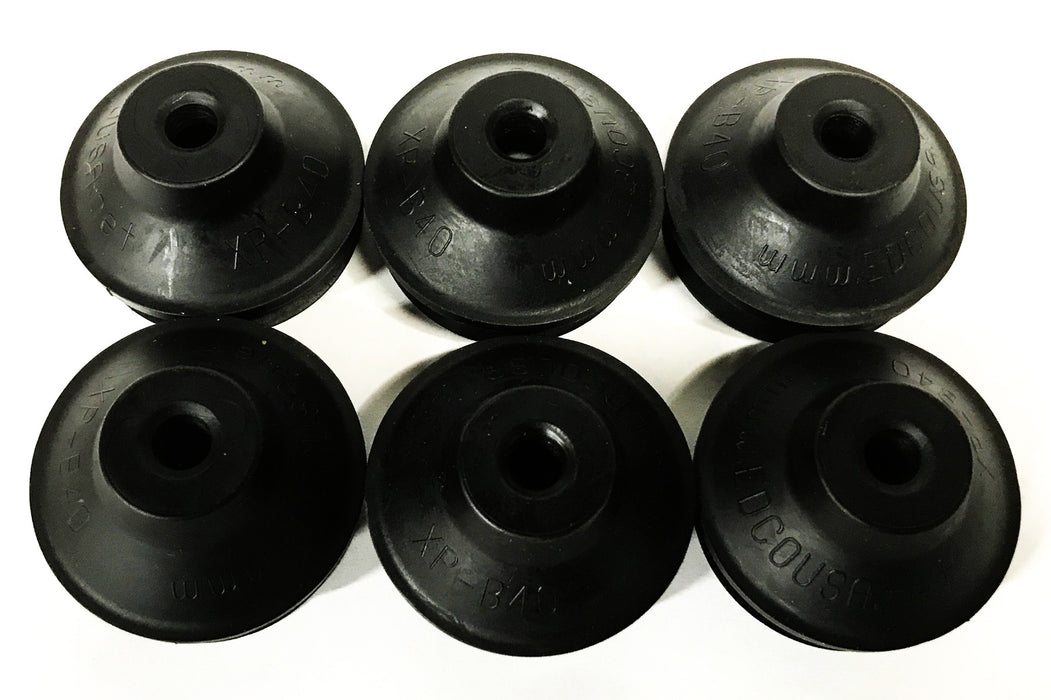 DCO Black Nitril Bellows Suction Cup XP-B40 [Lot of 6] NOS