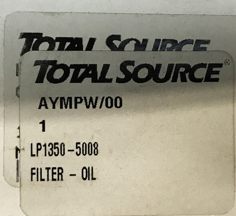 Total Source Forklift Oil Filter LP1350-5008 NOS