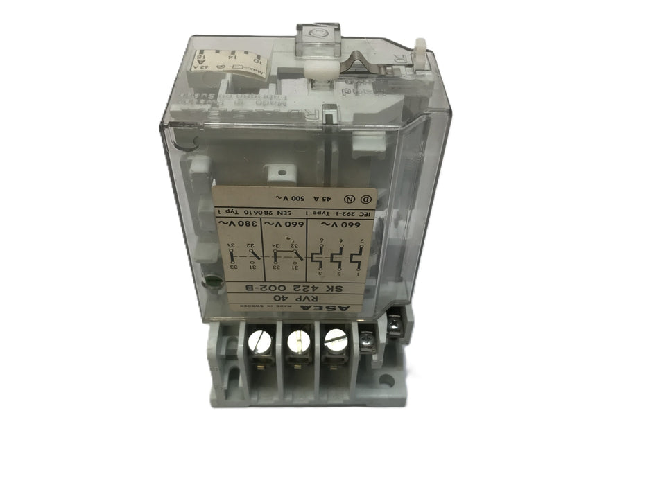Asea Thermal Overload Relay RVP40 (SK 422 022-B) USED