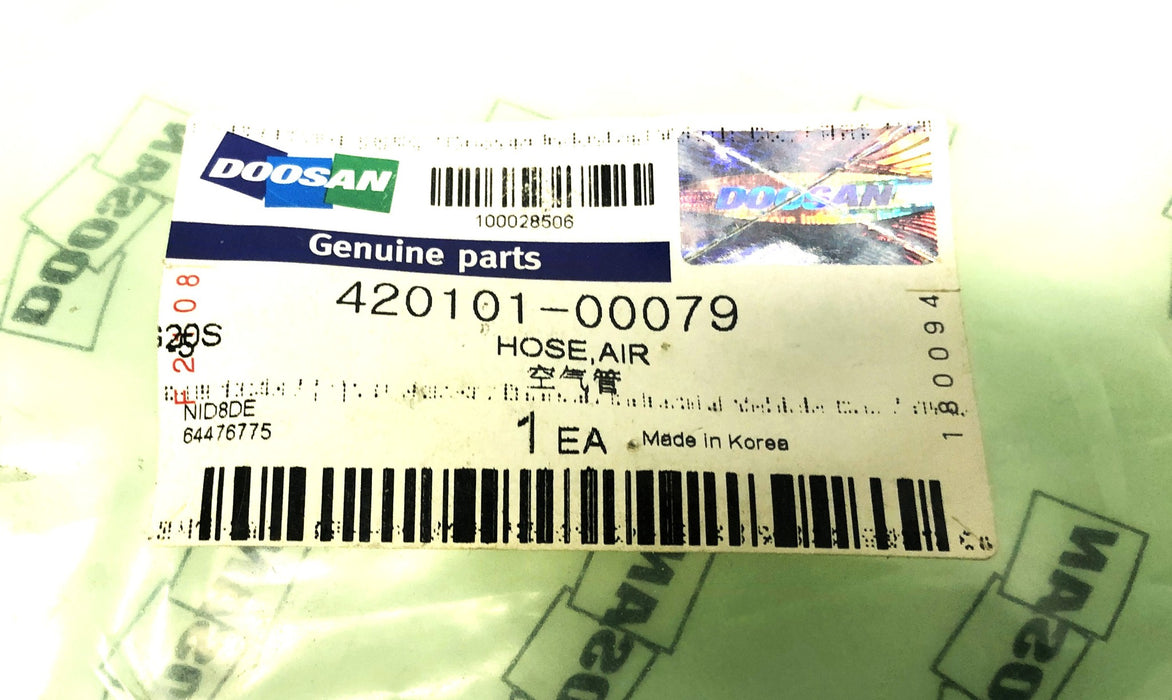 Doosan Air Hose 420101-00079 NOS