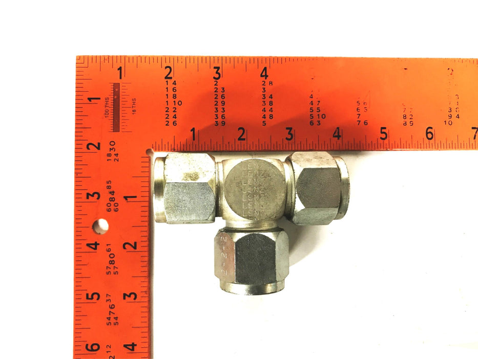 Lenz 3/4 inch Female x 3/4 inch Female x 3/8 inch Female Union Tee NOS