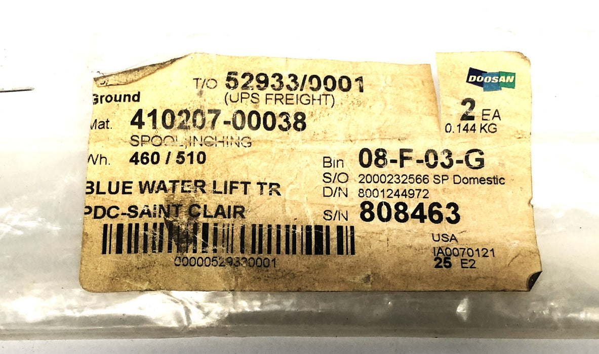 Doosan Inching Spool 410207-00038 NOS