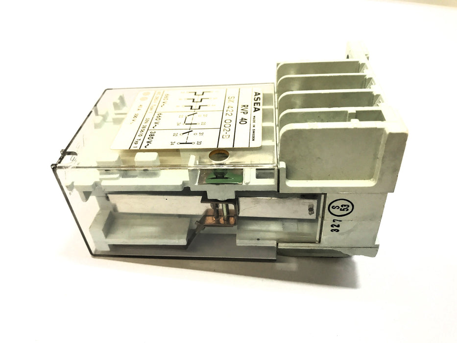 Asea Thermal Overload Relay (Broken Plastic on Base) RVP40 (SK 422 022-B) USED