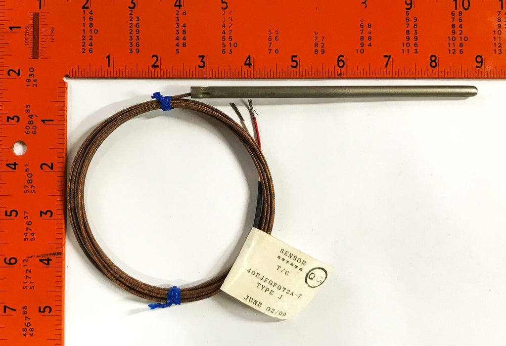 Zesta Engineering 6 inch Thermocouple Sensor 40EJFGF072A-Z [Lot of 3] NOS